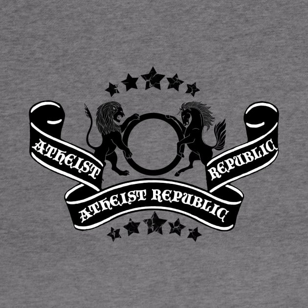 Atheist Republic Logo - Banner & Stars by AtheistRepublic